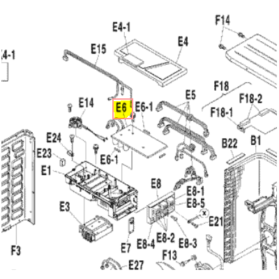 PLACA DE CONTROL UNIDAD EXTERIOR DAIKIN 4MXS68F2V1B