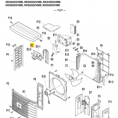 PLACA DE CONTROL UNIDAD EXTERIOR DAIKIN RXS20D2VMB 159562J