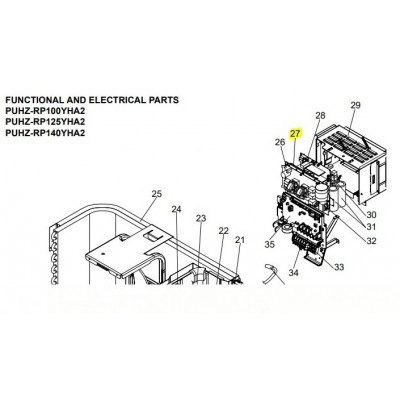 Motor ventilador unidad exterior LG modelo LS-L1262YL