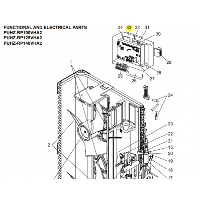 Motor ventilador unidad exterior LG modelo LS-L1262YL