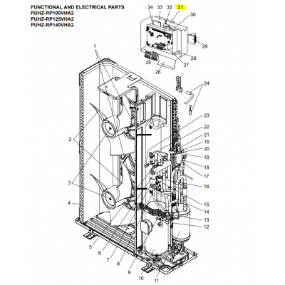 Motor ventilador unidad exterior LG modelo LS-L1262YL