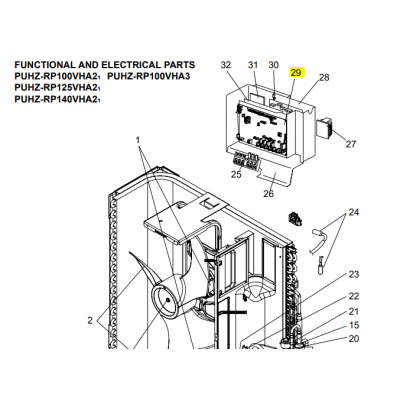 Motor ventilador unidad exterior LG modelo LS-L1262YL