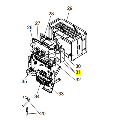 Motor ventilador unidad exterior LG modelo LS-L1262YL