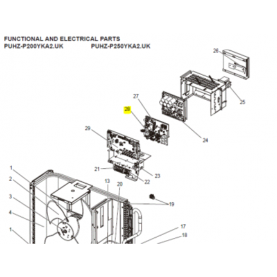 Motor ventilador unidad exterior LG modelo LS-L1262YL