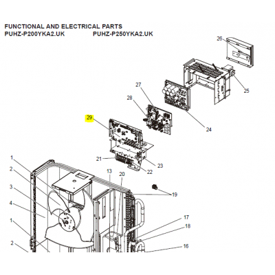 Motor ventilador unidad exterior LG modelo LS-L1262YL