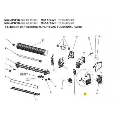 copy of Motor ventilador unidad exterior LG modelo LS-L1262YL