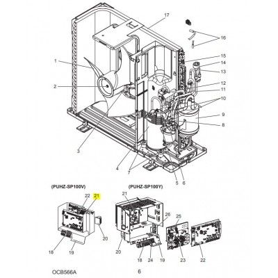 copy of Motor ventilador unidad exterior LG modelo LS-L1262YL