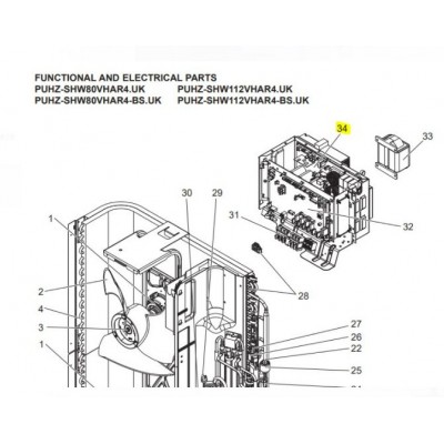 copy of Motor ventilador unidad exterior LG modelo LS-L1262YL