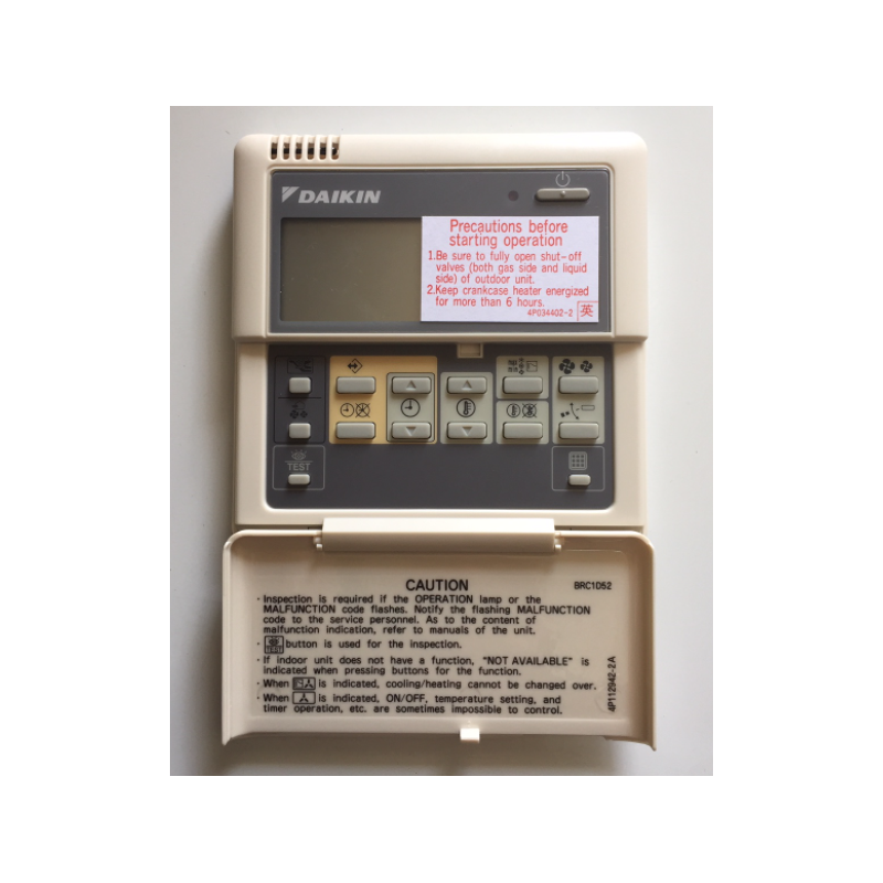 Panneau De Commande Climatisation Daikin – Compatible BRC1D52, BRC1C61, BRC1C611, 4P054322-1B, EC0025(C)