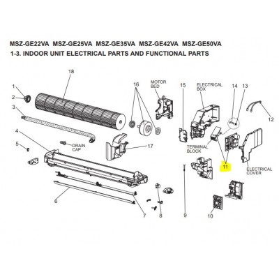 copy of Motor ventilador unidad exterior LG modelo LS-L1262YL