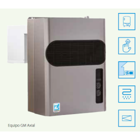 EQUIPO FRIGORÍFICO COMPACTO PARED BGM0870Y1WAA ZANOTTI, PARA CÁMARA FRIGORÍFICA DE CONGELACIÓN 4,1 M3 A -20ºC. 230V GREEN