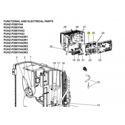 copy of Motor ventilador unidad exterior LG modelo LS-L1262YL