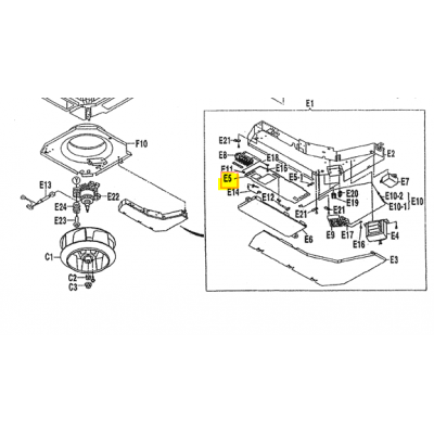 copy of Motor ventilador unidad exterior LG modelo LS-L1262YL