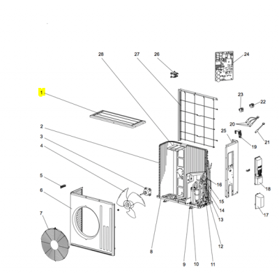 copy of Mando de pared Mitsubishi Electric PAR-33