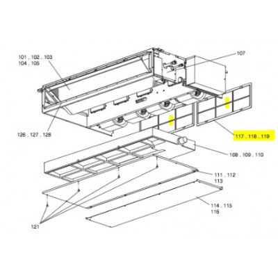 copy of Motor ventilador unidad exterior LG modelo LS-L1262YL