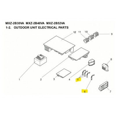 copy of Motor ventilador unidad exterior LG modelo LS-L1262YL