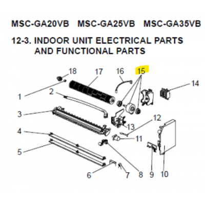 copy of Motor ventilador unidad exterior LG modelo LS-L1262YL