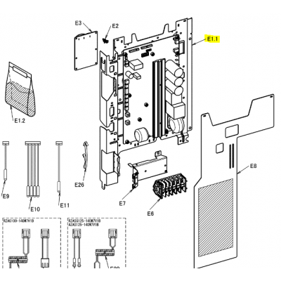 Placa control inverter exterior DAIKIN modelo RZASG125M7V1B 5024611
