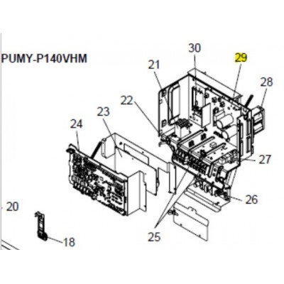 copy of Motor ventilador unidad exterior LG modelo LS-L1262YL