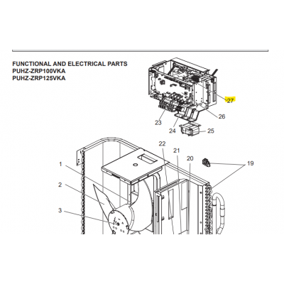 copy of Motor ventilador unidad exterior LG modelo LS-L1262YL