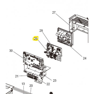 copy of Motor ventilador unidad exterior LG modelo LS-L1262YL