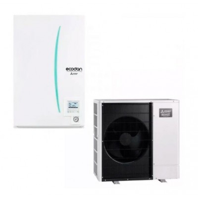Equipo Ecodan 1x1 CALEFACCIÓN O FRÍO (PUZ-WZ50VAA + ERPX-VM2E) 100% HIDRÁULICO