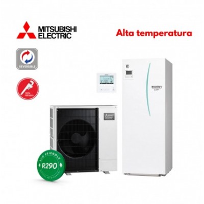 Equipo Ecodan 1x1 CALEFACCIÓN O FRÍO (PUZ-WZ50VAA + ERP17X-VM2E) 100% HIDRÁULICO
