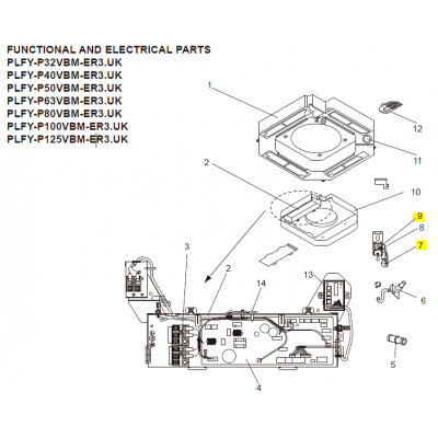 copy of Motor ventilador unidad exterior LG modelo LS-L1262YL