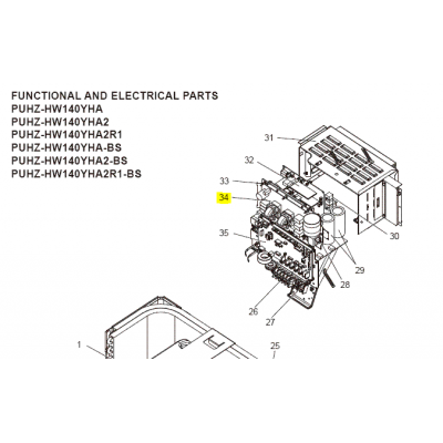 copy of Motor ventilador unidad exterior LG modelo LS-L1262YL