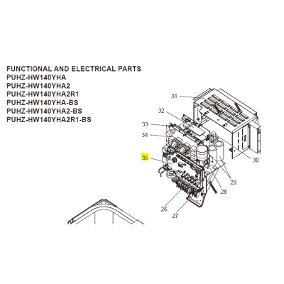 copy of Motor ventilador unidad exterior LG modelo LS-L1262YL