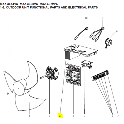 copy of Motor ventilador unidad exterior LG modelo LS-L1262YL