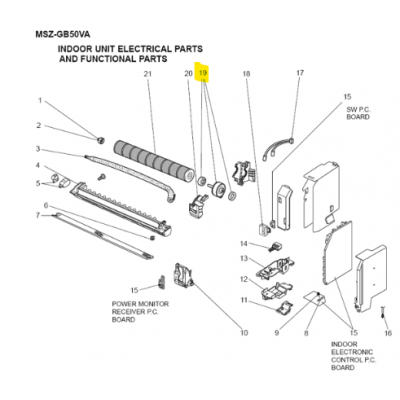 copy of Motor ventilador unidad exterior LG modelo LS-L1262YL