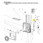 Sondas unidad exterior MITSUBISHI ELECTRIC modelo SUZ-KA71VA2.TH RT61,RT62,RT68