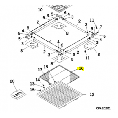 copy of Motor ventilador unidad exterior LG modelo LS-L1262YL