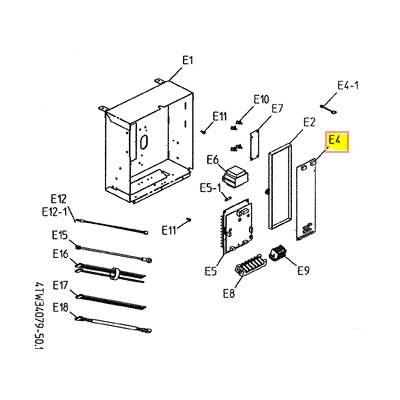 PLACA DE CONTROL + ADAPTADOR UNIDAD INTERIOR DAIKIN FBQ125C7VEB 5001271  + ADAPTADOR 065338J