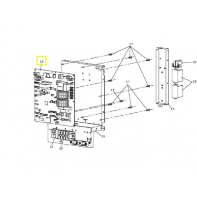 copy of Motor ventilador unidad exterior LG modelo LS-L1262YL