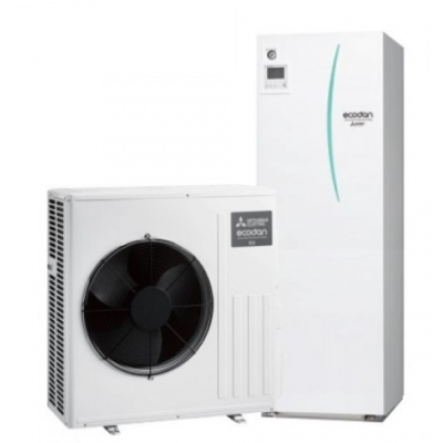 Equipo Ecodan 1x1 ACS + CALEFACCIÓN O FRÍO MITSUBISHI HÍBRIDO CITY MULTI (PUMY-P112YKM + ERST20C- VM2E) TRIFÁSICO