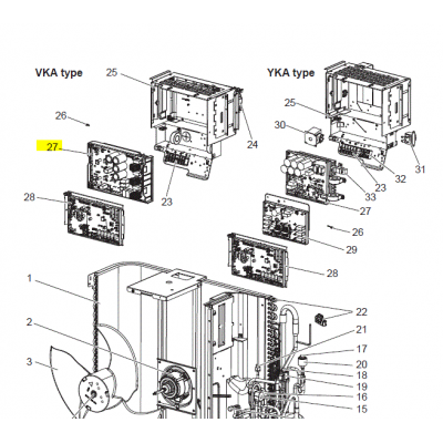 copy of Motor ventilador unidad exterior LG modelo LS-L1262YL