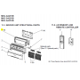 CARCASA TRASERA UNIDAD INTERIOR MITSUBISHI ELECTRIC MSZ-GA25VB-E1