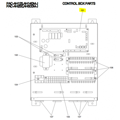 2 UNIDADES PLACA CONTROL PAC-AH500M-J