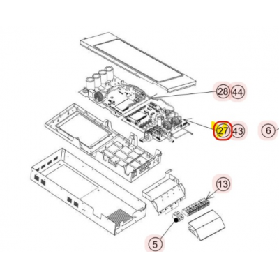 copy of Motor ventilador unidad exterior LG modelo LS-L1262YL