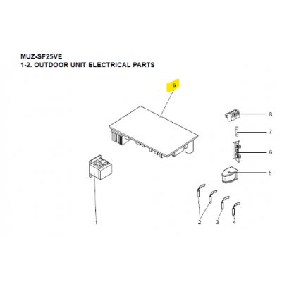 copy of Motor ventilador unidad exterior LG modelo LS-L1262YL