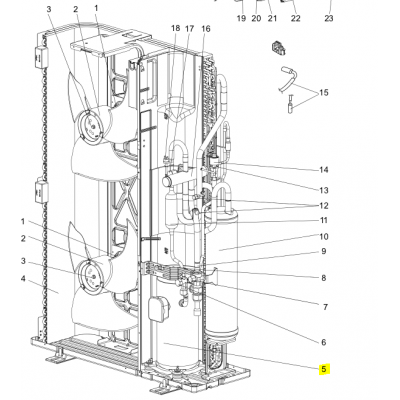 COMPRESOR MITSUBISHI ELECTRIC PUHZ-P250YHA3R3