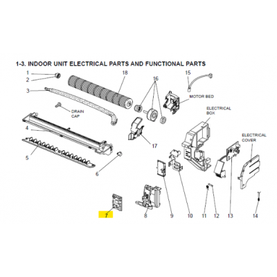 copy of Motor ventilador unidad exterior LG modelo LS-L1262YL