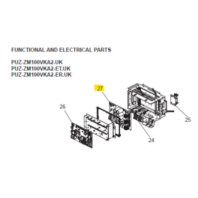 copy of Motor ventilador unidad exterior LG modelo LS-L1262YL