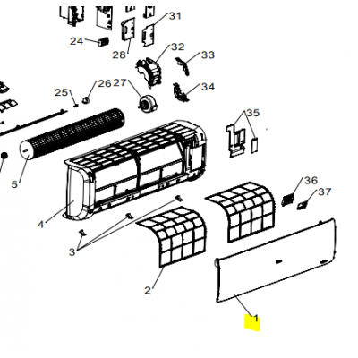 copy of Motor ventilador unidad exterior LG modelo LS-L1262YL