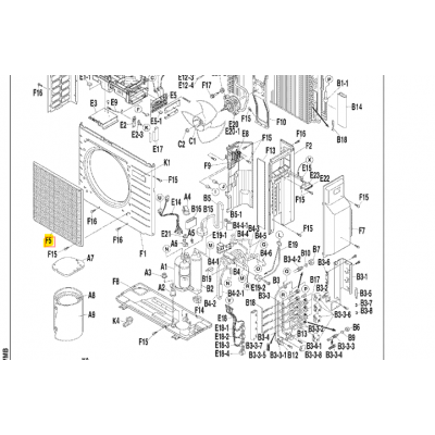 copy of Compresor unidad exterior DAIKIN RZQ140B7W1B