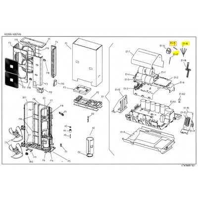 copy of Motor ventilador unidad exterior LG modelo LS-L1262YL