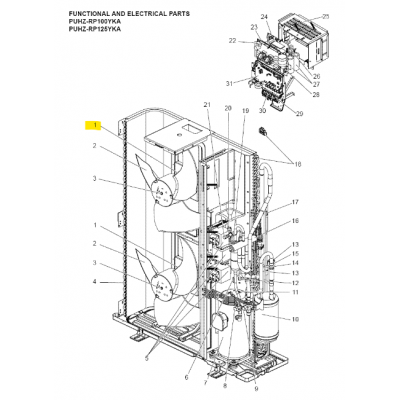 copy of Motor ventilador unidad exterior LG modelo LS-L1262YL