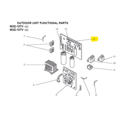 copy of Motor ventilador unidad exterior LG modelo LS-L1262YL